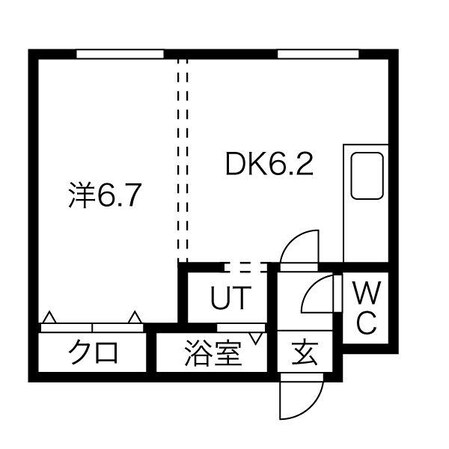 セントラル６の物件間取画像